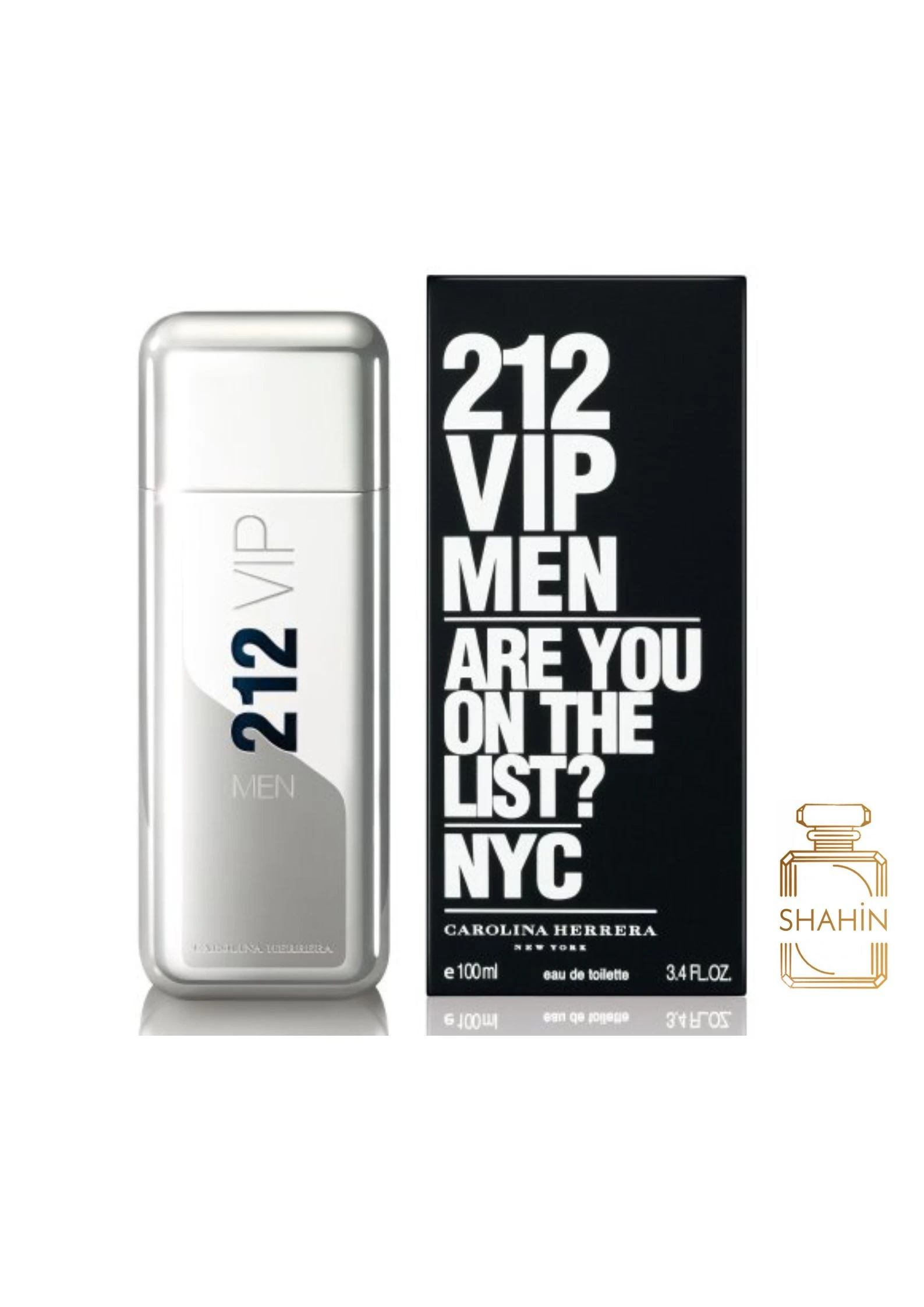 ادکلن مردانه اورجینال 212 وی آی پی Carolina Herrera 212 VIP Men EDT 100ML