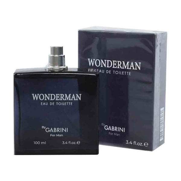 ادکلن مردانه گابرینی Gabrini مدل Wonderman حجم 100 میل اصل و اورجینال