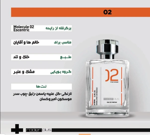 ادکلن مولکول 100 میل رودیرپلاس