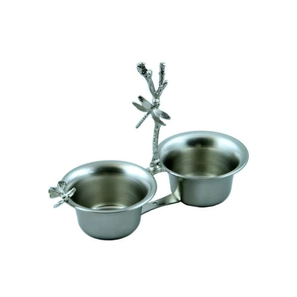 اردو خوری دو خانه نقره‌ای کد N-4060