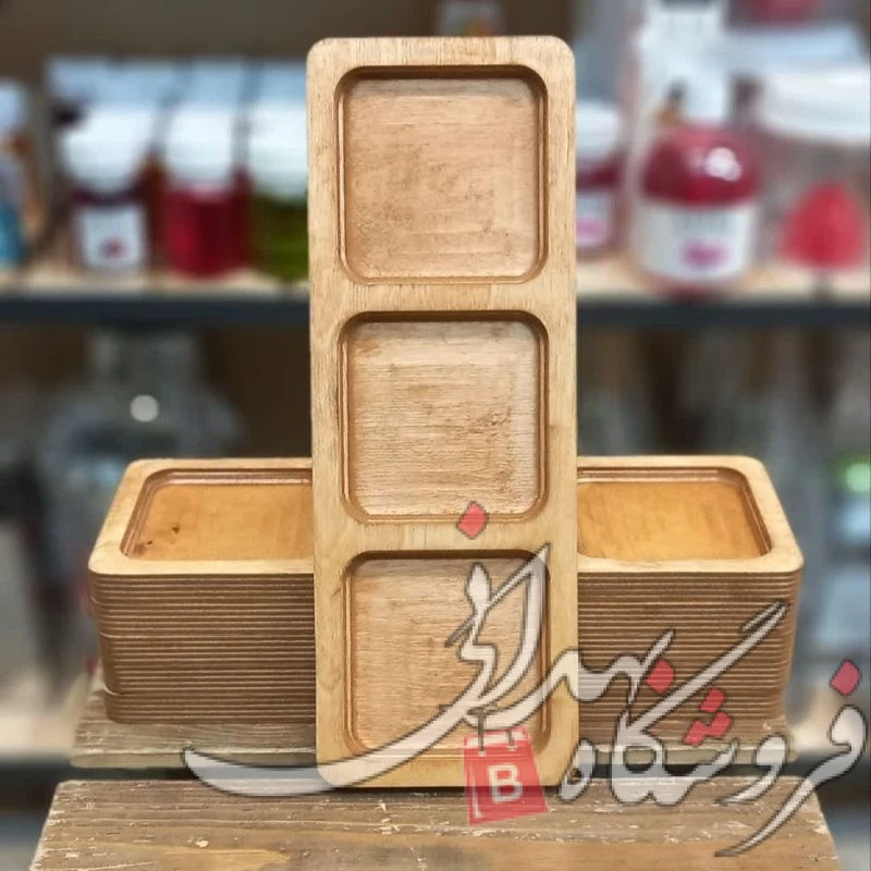 اردو خوری سه خانه چوبی فانتزی