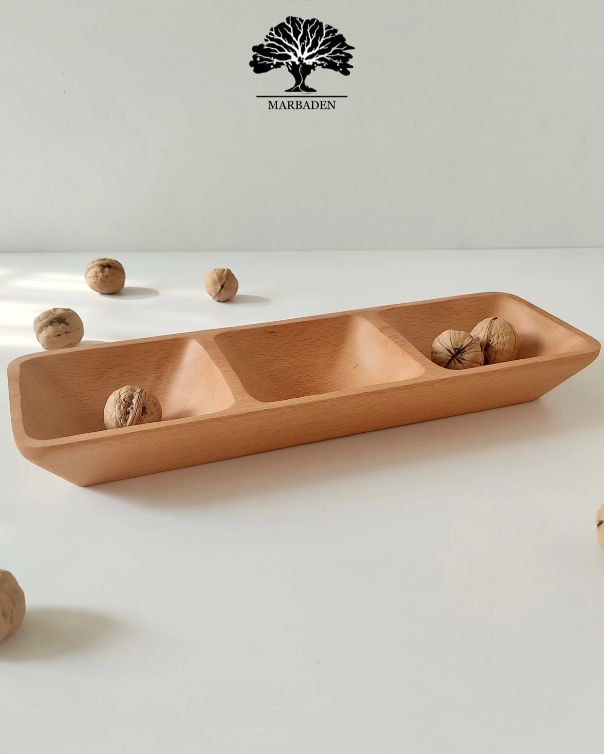 اردو خوری مدل مستطیل 3 خانه (چوب راش) Maceio-7