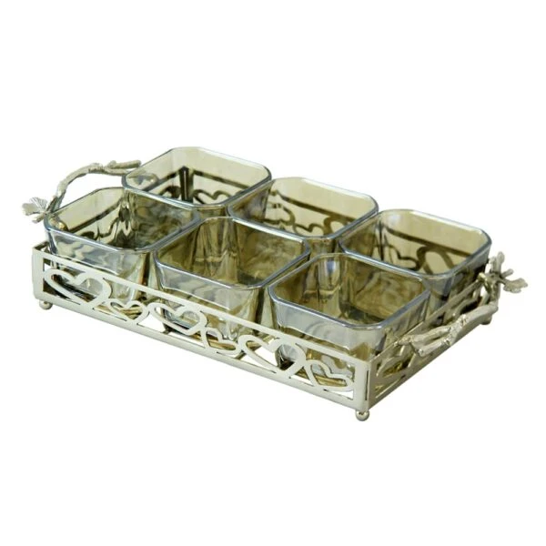 اردو خوری نیکل مدل شش خانه کد N-8046