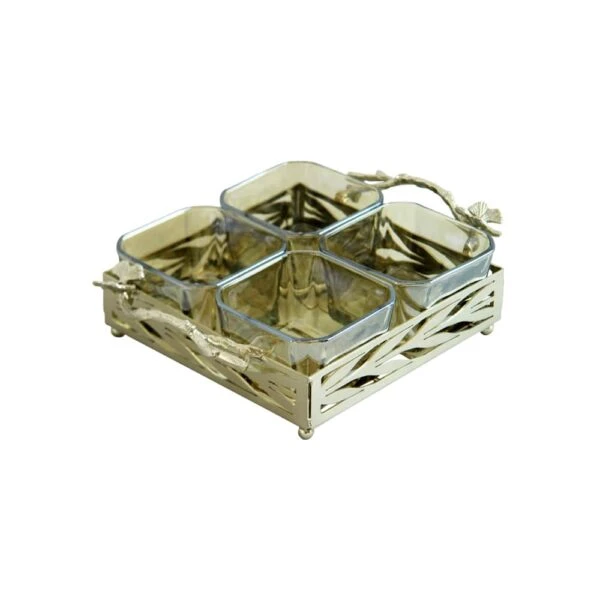 اردو خوری نیکل مدل چهار خانه کد N-9044