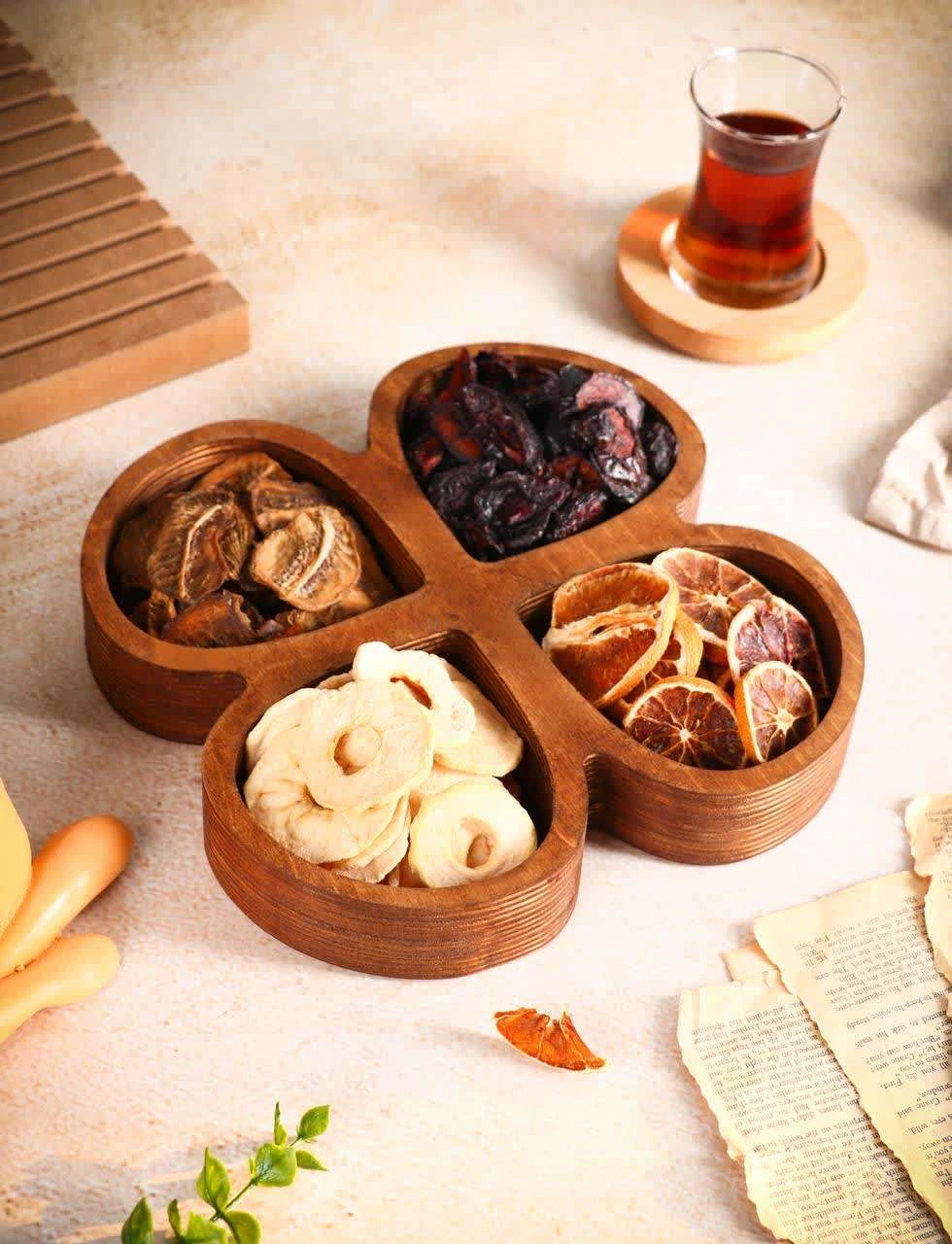 اردو خوری چوبی ایت گل 4 خانه