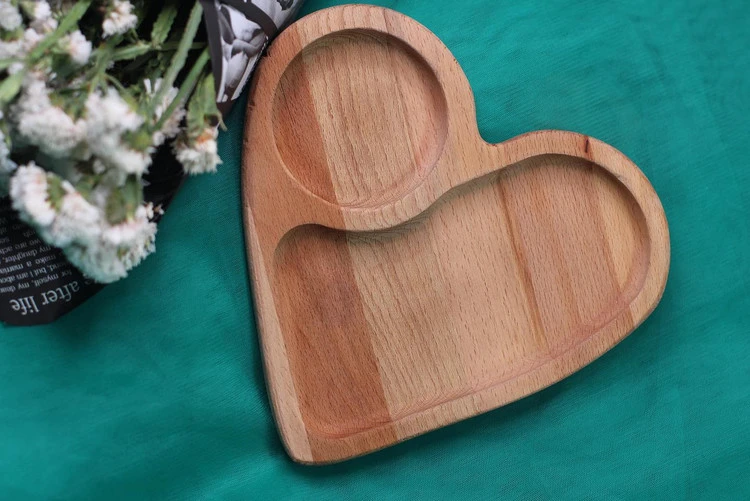 اردو خوری چوبی مدل قلب (عشق)C002