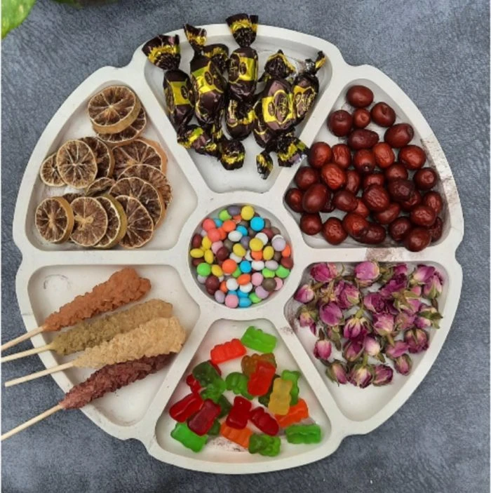 اردوخوری سنگ مصنوعی طرح هفت پر اوپال (کد100)