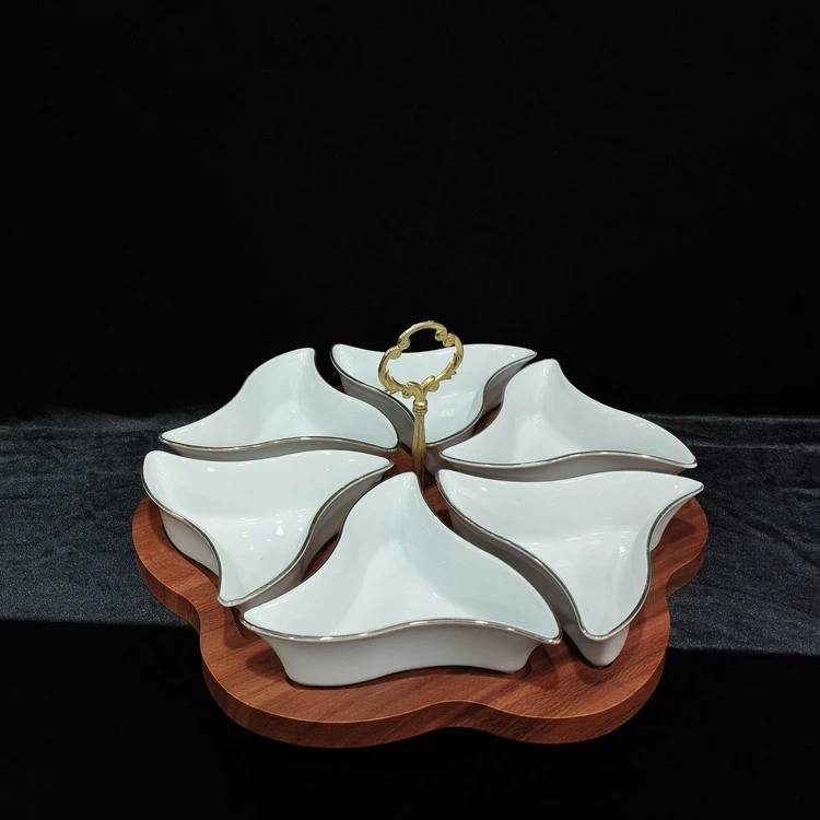 اردوخوری مدیسا ۶ خانه خط طلا لیمون