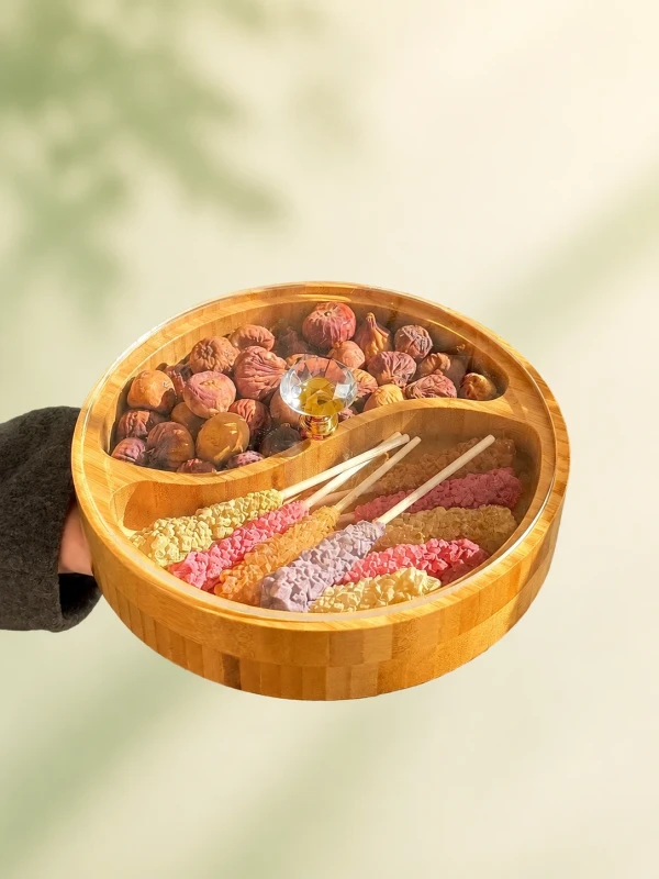 اردوخوری گرد بامبو وارداتی | کیفیت عالی و طراحی خاص | چینی بچین