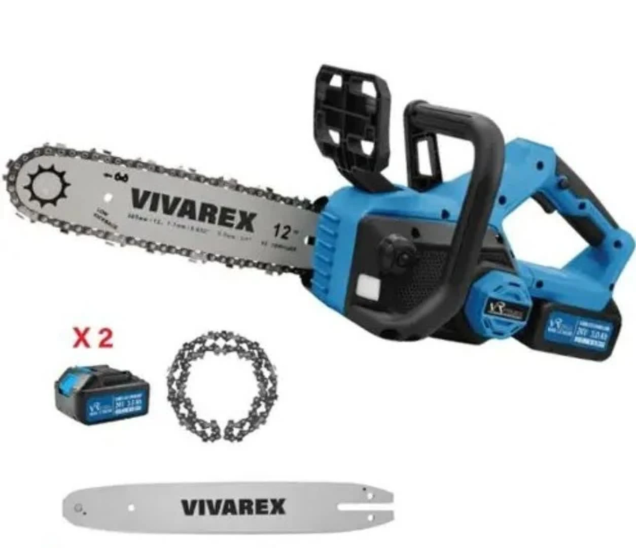 اره زنجیری شارژی ۳۰ سانت ویوارکس۲ باطری VR2412V-CS