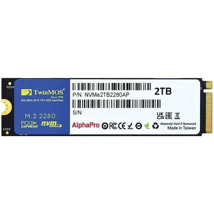 اس اس دی اینترنال TwinMOS AlphaPro ظرفیت 2 ترابایت