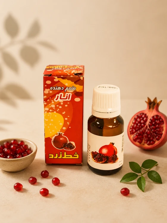 اسانس خوراکی انار برند خط زرد