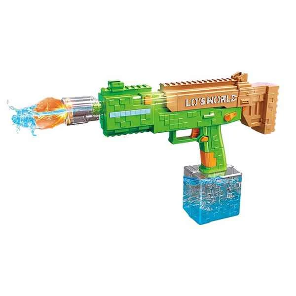 اسباب بازی تفنگ آب پاش طرح ماینکرافت Water Gun SQ010B