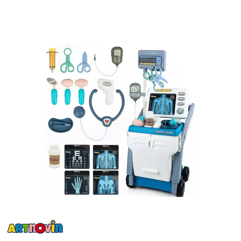 اسباب بازی ست پزشکی چرخدار آیتم 927