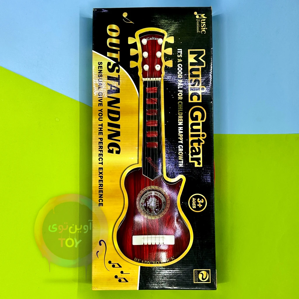 اسباب بازی گیتار طرح چوب پارس