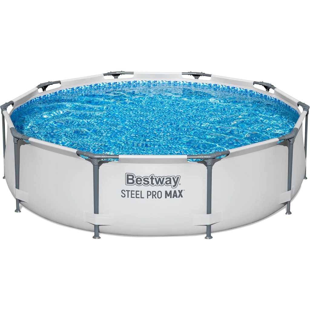 استخر آب پرتابل بزرگسال،استخر پرتابل bestwayمدل Steel Pro MAX | انتخابی حرفه‌ای برای تابستان‌های داغ