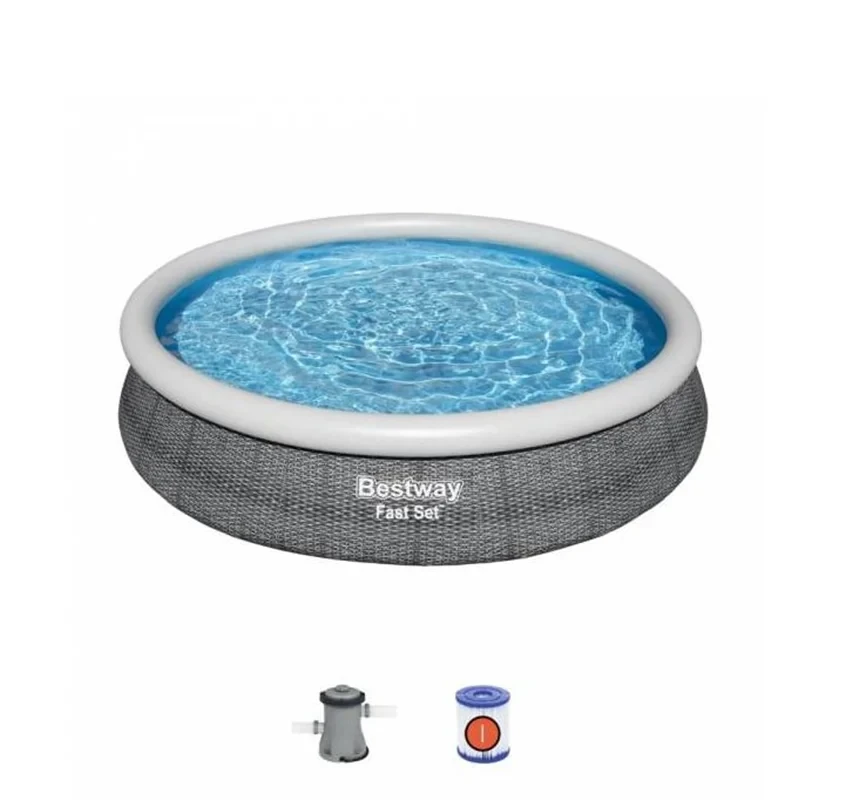 استخر ایزی ست حصیری 76*366 با پمپ تصفیه Bestway 57445