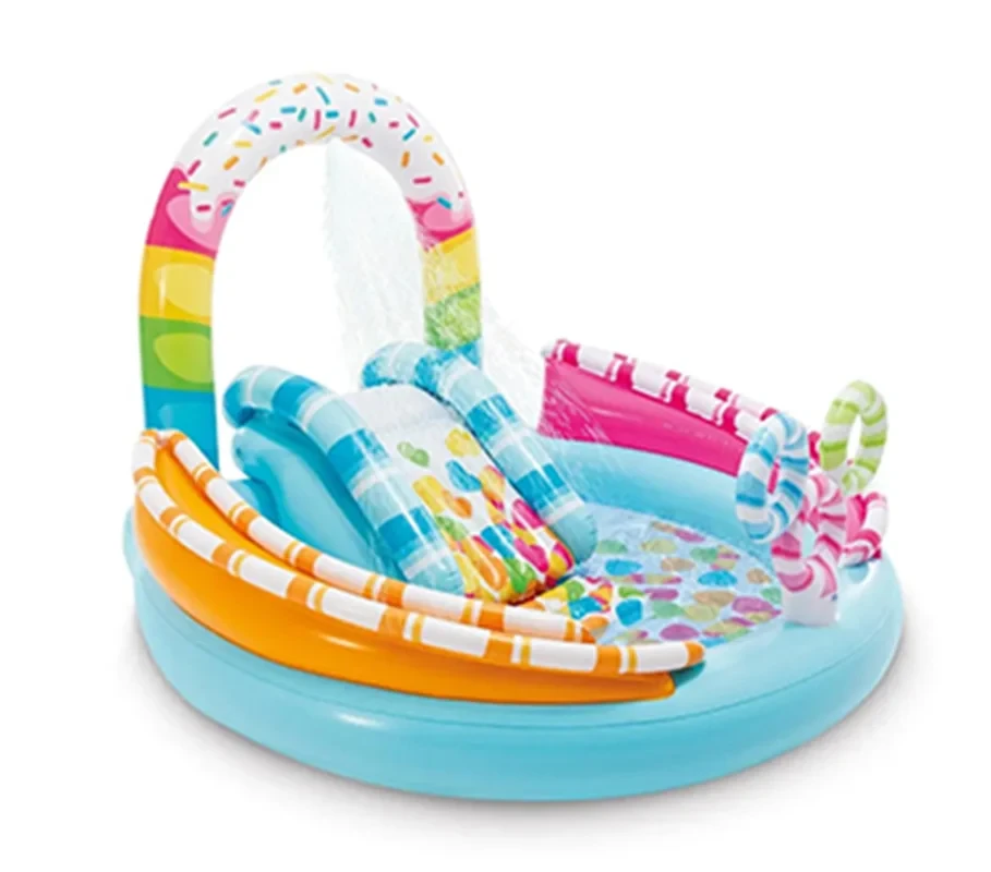 استخر بادی سرسره دار کودک خانگی اینتکس intex 57144