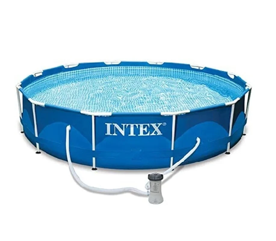 استخر پیش ساخته فریمی 76*366 اینتکس با پمپ تصفیه intex 28212