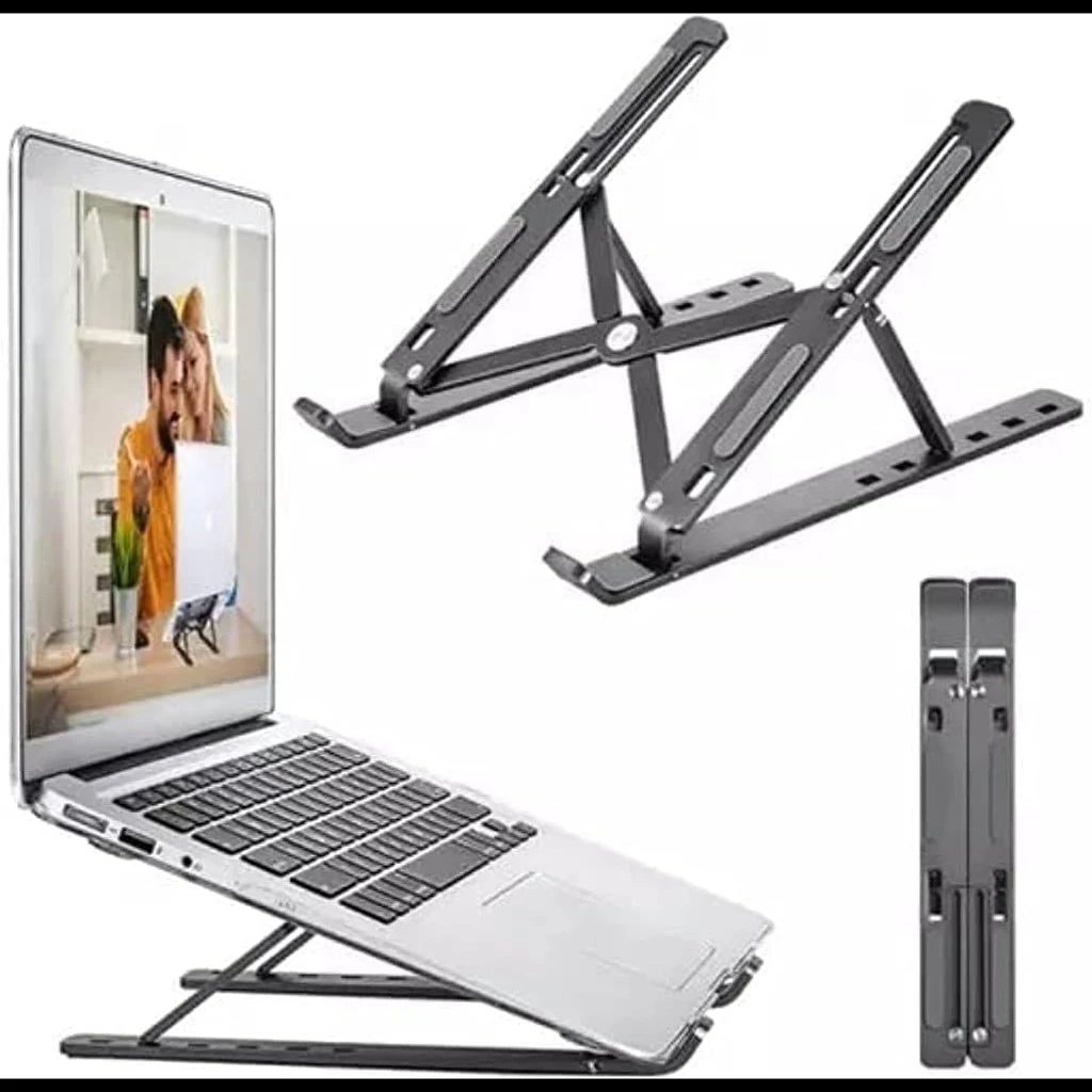 استند لپتاپ و تبلت و کتاب ارگونومیک | پایه نگهدارنده با قابلیت تنظیم ارتفاع و زاویه