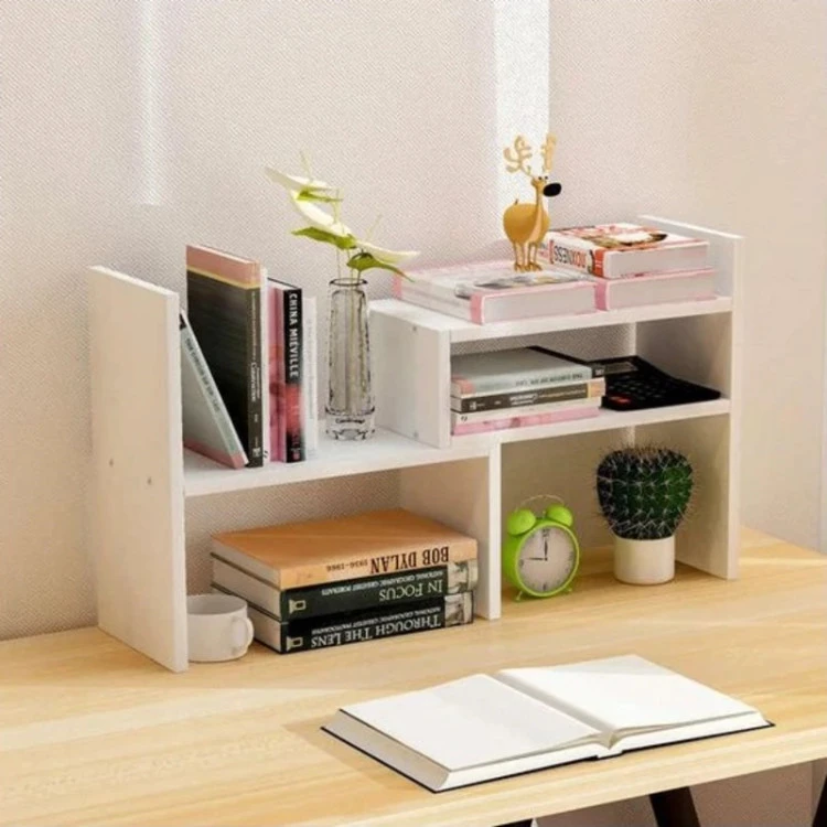 استند کتاب رومیزی و نظم دهنده میز تمام MDF دو تکه کد SH222