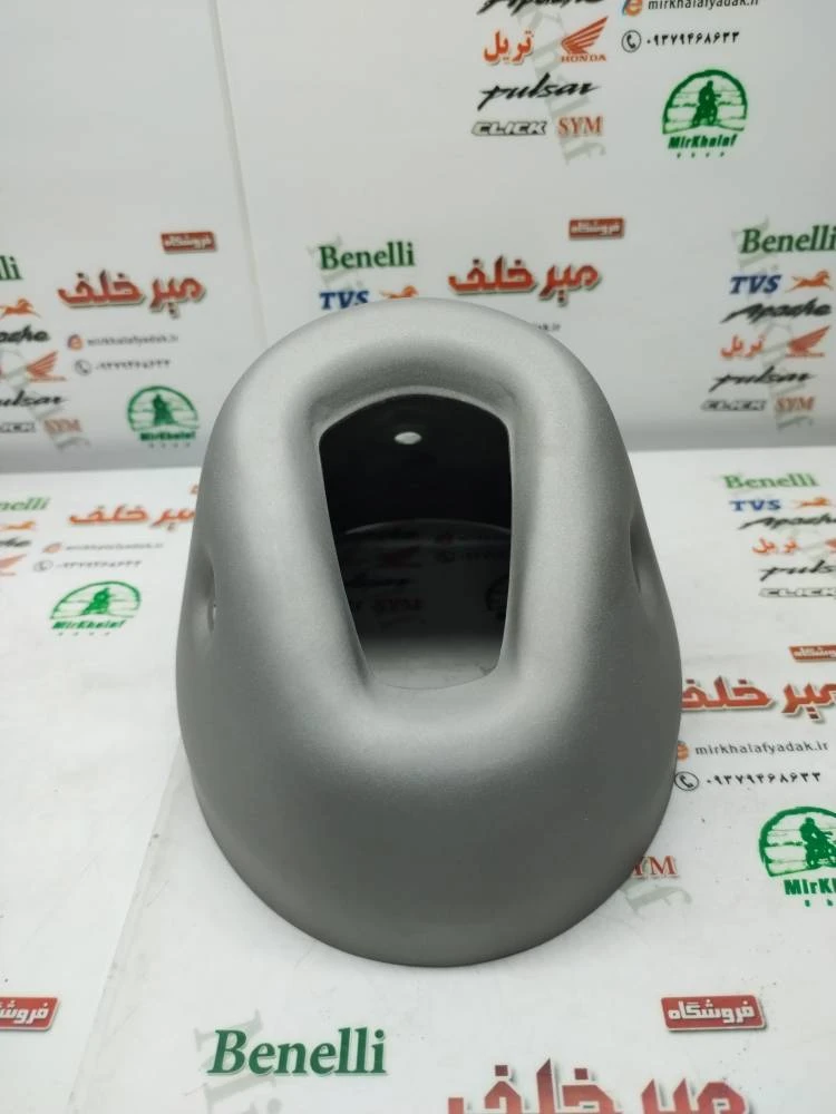استیل قاب (کاور) محافظ ته اگزوز موتور sym گالکسی na و nh و لوکی 250 lucky اصلی