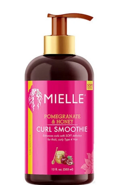 اسموتی حالت دهنده عسل و انار مایل Mielle pomegranate & honey Curl smoothie 355ml