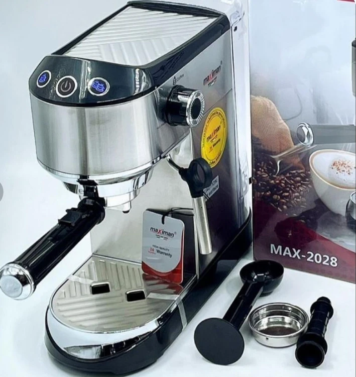 اسپرسوساز مکسی من مدل MAX2028 ظرفیت ۱.۵ لیتر ۱۵ بار