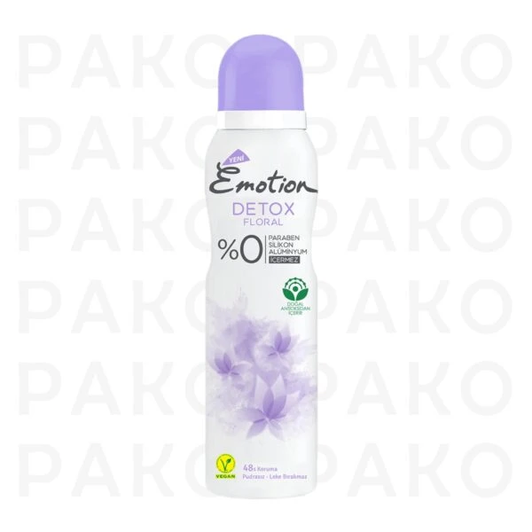 اسپري ايموشن زنانه مدل دتوكس فلورالemotion DETOX FLORAL حجم 150 ميل
