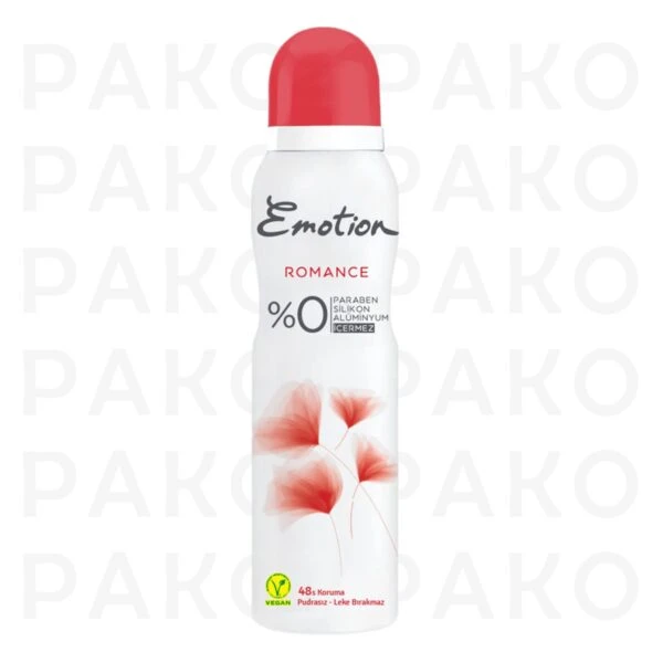اسپري دئودورانت زنانه ايموشن رومنس 150 ميل emotion
