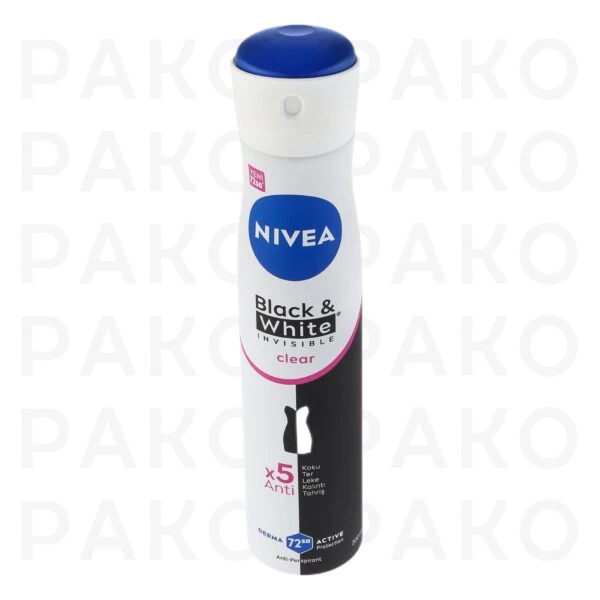اسپري زنانه نيوا مدل بلك اند وايت INVISIBLE ORIGINAL حجم 150 ميل nivea
