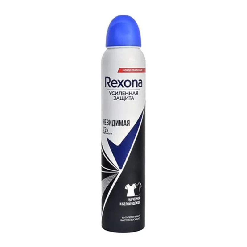 اسپری 72 ساعته زنانه REXONA مدل INVISIBLE