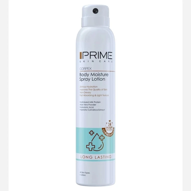 اسپری آبرسان بدن پرایم (پریم)مدل Long Lasting حجم 200 میلی لیتر