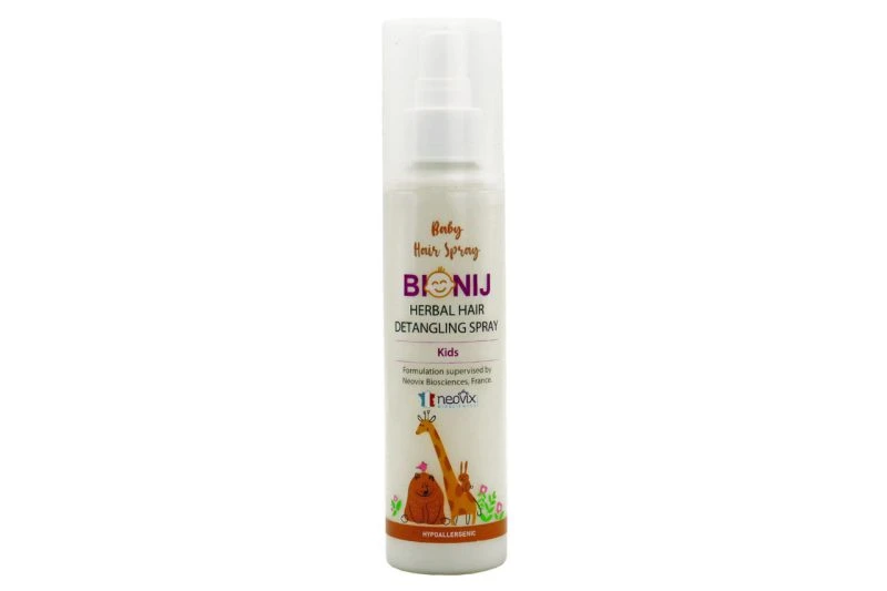 اسپری بازکننده گره مو کودکان بیونیج 160 میلی لیترBionij Baby Detangling Hair Spray 160ml