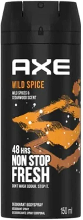 اسپری بدن 48 ساعته مدل Wild Spice اکس حجم 150ml