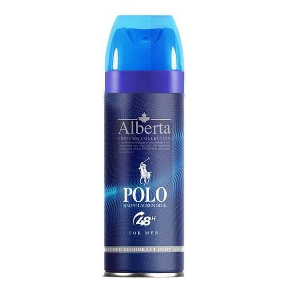 اسپری بدن Alberta (آلبرتا) با رایحه POLO RALPH LAUREN BLUE