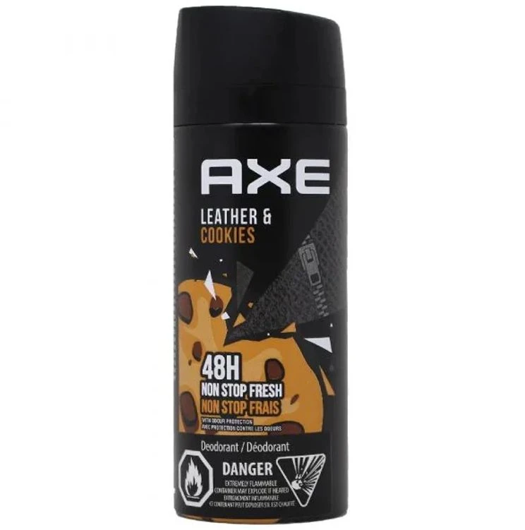 اسپری بدن آکس Axe مدل Leather and Cookies حجم 150 میل اصل و اورجینال