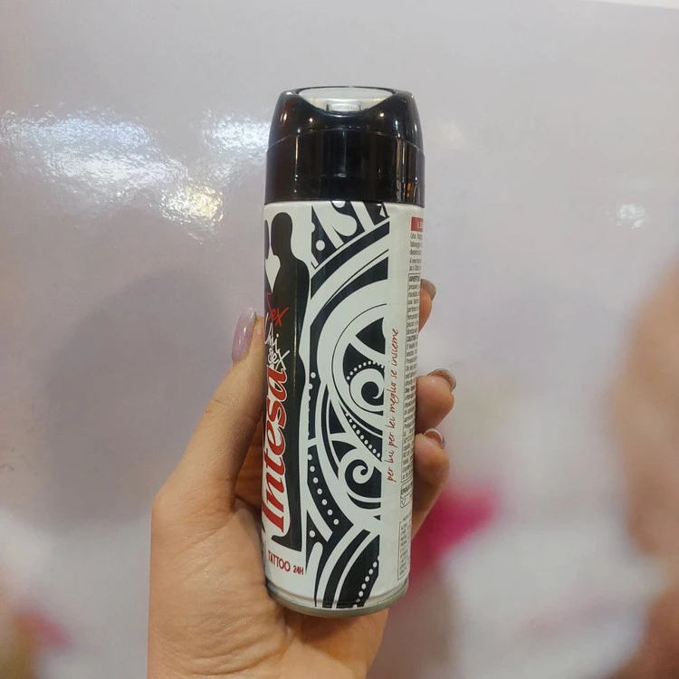 اسپری بدن اینتسا یونی سکس سفیدبادوام صددرصداورجینالTATTOOحجم ۱۲۵ میل