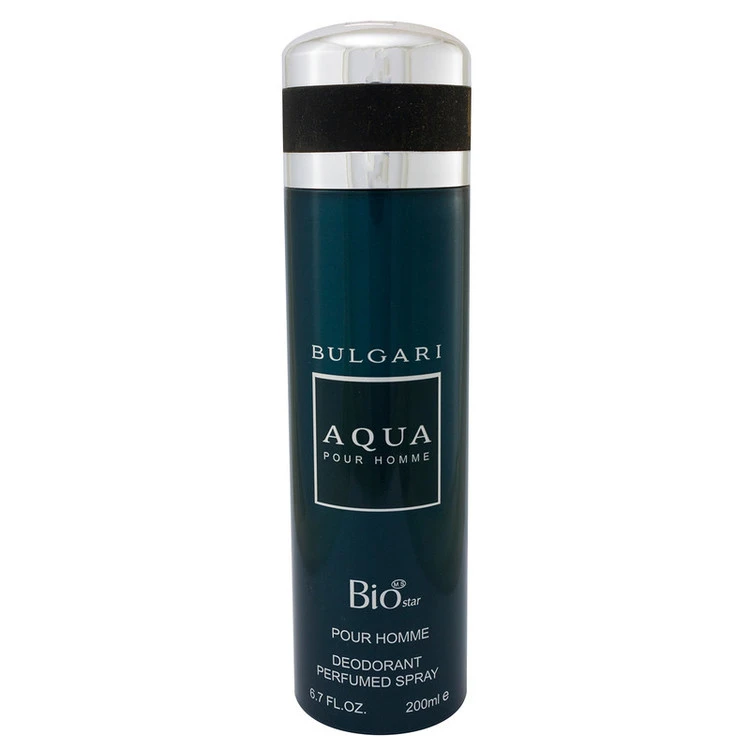 اسپری بدن مردانه بیو استار مدل AQVVA BULGARI حجم 200 میلی لیتر