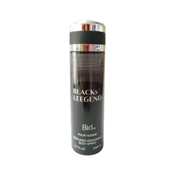 اسپری بدن مردانه بیو استار مدل Blacks Leegend حجم 200 میلی لیتر