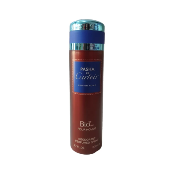 اسپری بدن مردانه بیو استار مدل Cartier Pasha حجم 200 میلی لیتر