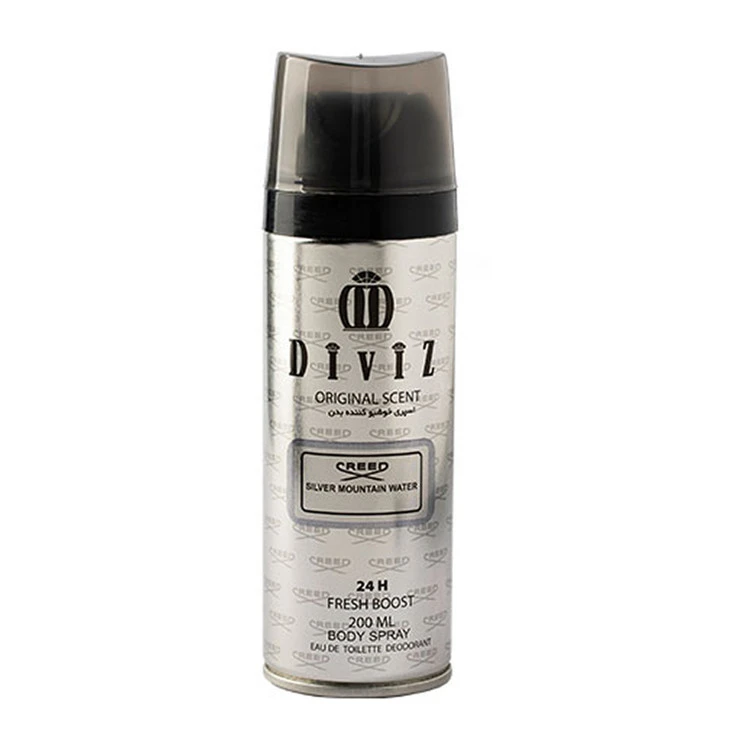 اسپری بدن مردانه دیوایز مدل CREED Silver Mountain Water