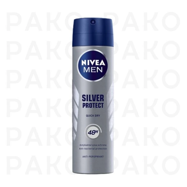 اسپری بدن مردانه نیوا مدل Silver Protect اورجینال nivea