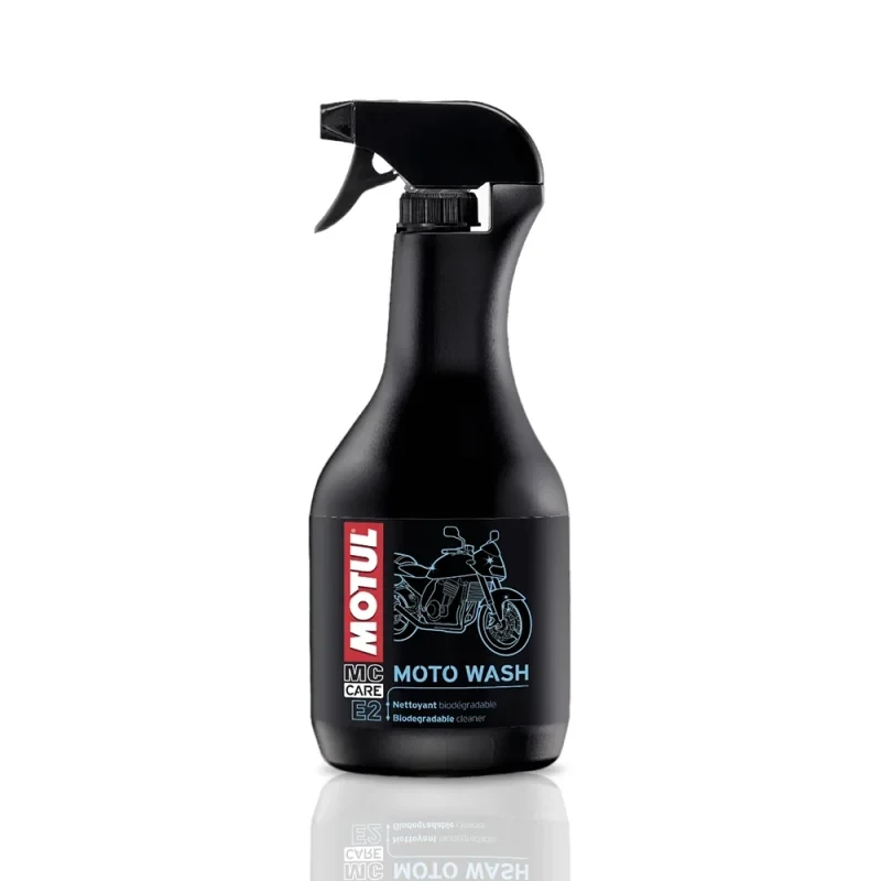 اسپری تمیز کننده موتورسیکلت موتول E2 MOTO WASH (1 لیتری)