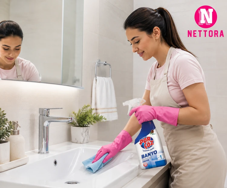 اسپری تمیزکننده حمام و رسوب بر پورچوز (Por Çöz Banyo)