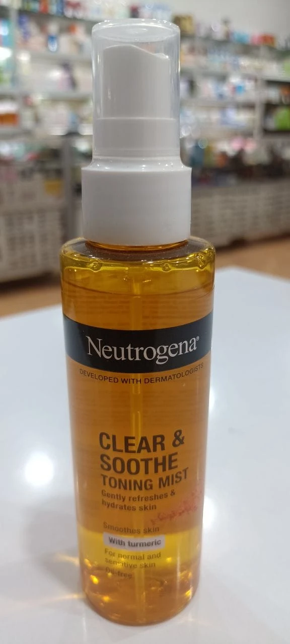 اسپری تونر تسکین‌دهنده Clear & Soothe نوتروژینا Neutrogena
