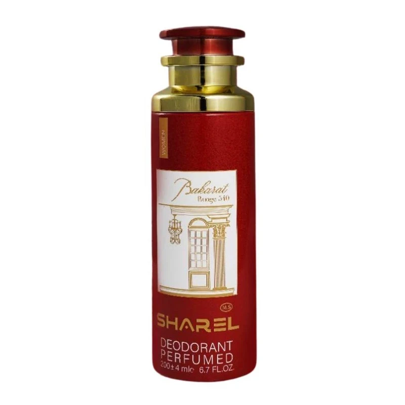 اسپری خوشبو کننده بدن زنانه شارل مدل باکارات رژ قرمز Baccarat حجم 200 میل