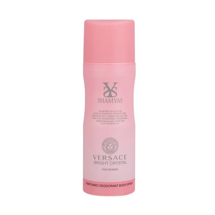 اسپری خوشبو کننده بدن زنانه شمیاس مدل ورساچه 200 میل Versace Bright Crysta