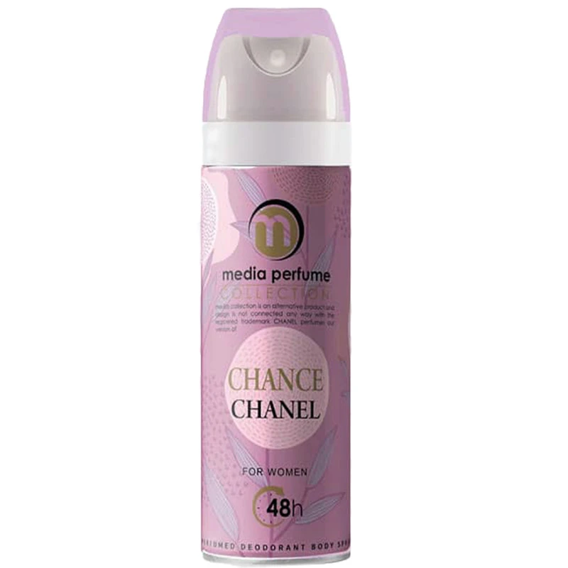 اسپری خوشبو کننده بدن مدیا مدل چنس چنل CHANCE CHANEL