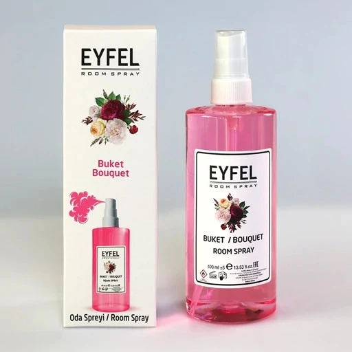 اسپری خوشبوکننده ایفل مدل دسته گل (َBouquet) اصل ترکیه حجم 400 میلی لیتر